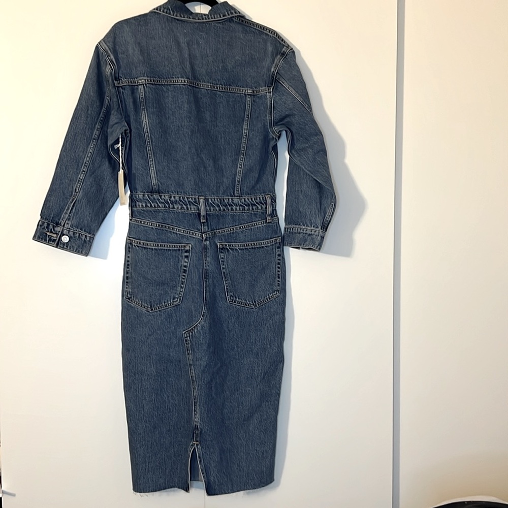 Etica Lotta Denim Dress. New with tags. Size Small dark denim color - Picture 5 of 10